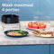 Philips 3000 series NA350/00 - Airfryer - 2 lades - zwart