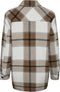 VERO MODA VMOLIVIA CHECK JACKET GA BOOS - Dames Jas - Oversized model met knoopsluiting - Maat L (40)