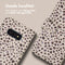 iMoshion Hoesje Geschikt voor Samsung Galaxy S10e Hoesje Met Pasjeshouder - iMoshion Design Bookcase smartphone - Meerkleurig / Black And White Dots