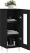 vidaXL - Dressoir - 34,5x34x90 - cm - bewerkt - hout - zwart