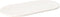 vidaXL - Tafelblad - ovaal - 90x45x2,5 - cm - massief - grenenhout - wit