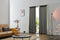 Larson - Velvet Gordijnen - 1.4m x 2.5m - Haken - Donkergrijs