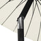 vidaXL - Parasol - met - aluminium - paal - 270 - cm - zandwit
