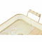 Set van trays DKD Home Decor Roze Metaal Aluminium 8 cm 40 x 21 x 8 cm (3 Stuks)