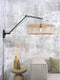 GOOD&MOJO Wandlamp Bromo - Bamboe Zwart/Naturel - 105x60x55cm - Binnen Scandinavisch,Bohemian