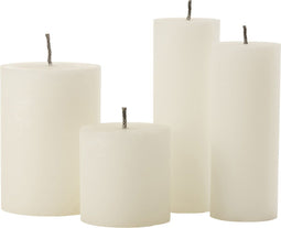 J-Line buitenkaars Pilaar Paraffine - wit - extra large - 50U