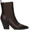 POSH by Poelman MARIE - Enkellaarzen - Hak 8,5 cm - Bruin
