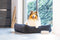 Designed by Lotte Ribbed - Hondenmand - Geribbelde stof - Antraciet - 80x70x22 cm