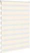 vidaXL - Zebra - rolgordijn - 100x100 - cm - stofbreedte - 95,9 - cm - marmerbeige