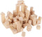 Small Foot - Houten Bouwblokken - 100dlg in linnen tas - Multi colour (100 stuks)