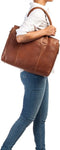 Burkely Vintage Doris - Laptopbag 15.6'' - Leer - Cognac