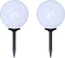 vidaXL Tuinpadlampen 4 st met grondpin LED 30 cm