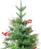 vidaXL - Kerstboom - met - LED - en - dennenappels - 195 - cm - PVC - en - PE - groen
