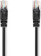 Nedis CAT5e Netwerkkabel - U/UTP - RJ45 Male - RJ45 Male - 0.50 m - Rond - PVC - Zwart - Envelop