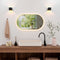 Mirlux Badkamerspiegel - LED Verlichting & Verwarming - Ovaal 90x50CM Goud Frame