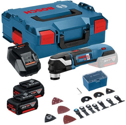 Bosch Professional GOP 18V-28 - Accu multitool - 2x 5Ah accu's + accessoires (2 stuks)