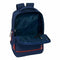 El Pulpo - Schoolrugzak - USB verbinding - Marineblauw 29 x 44 x 15 cm