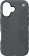 Speck Presidio2 Grip - Smartphonehoesje - Armor Cloud Technologie - Grijs (iPhone 16)