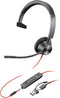 Poly Blackwire 3315 - Mono USB-C headset - Ruisonderdrukking - Zwart