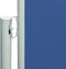 vidaXL - Windscherm - uittrekbaar - 117x300 - cm - blauw