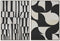 Canvas Home ESPRIT Zwart Beige polyestyreen Canvas Modern 103 x 4,5 x 143 cm (2 Stuks)