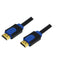 LogiLink CHB1115 - HDMI-Kabel - 15 m - Ultra HD 4K - Blauw/Zwart