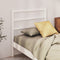 vidaXL - Hoofdbord - 81x4x100 - cm - massief - grenenhout - wit