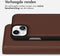 Accezz Hoesje Geschikt voor iPhone 14 Hoesje Met Pasjeshouder - Accezz Premium Leather 2 in 1 Wallet Bookcase - Bruin