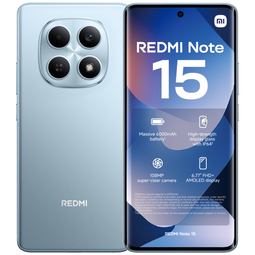 Xiaomi Redmi Note 15 - Smartphone - 6GB RAM - 128GB opslag - Blauw