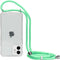 Mobiparts Lanyard Case iPhone 12 Mini - Verstelbaar koord - Impact protection - Groen