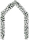 vidaXL - Kerstslinger - met - sneeuw - 20 - m - PVC - groen