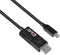Club 3D CAC-1557 - USB Type C naar DisplayPort 1.4 kabel - 1,8 m - Zwart