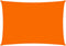 vidaXL - Zonnescherm - rechthoekig - 6x8 - m - oxford - stof - oranje