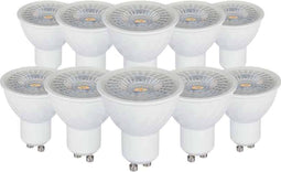 V-tac VT-247D 10-pack dimbare LED spotjes - GU10 - 6W - 445 Lm - 3000K