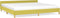 vidaXL - Bedframe - zonder - matras - 200x200 - cm - stof - groen