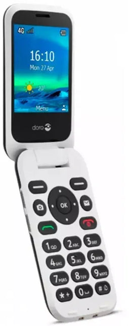 Doro 6820 - Mobiele telefoon - 2,8" LCD scherm - Wit Zwart