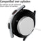 imoshion Screenprotector - Geschikt voor Samsung Galaxy Watch 5 44mm - Full Cover Hard Case / Beschermend Hoesje - Zilver