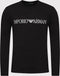 Emporio Armani Megalogo - Heren Pyjama - Katoen en elastaan - Zwart - Maat L