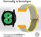 imoshion Elastisch nylon bandje - Universeel 20 mm aansluiting - Groen / Geel