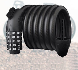 Heavy Duty Combinatiefietsslot - 120 cm Lang, Multifunctioneel en Draagbaar