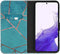 iMoshion Hoesje Geschikt voor Samsung Galaxy S23 Hoesje Met Pasjeshouder - iMoshion Design Softcase Bookcase - Blauw / Blue Graphic