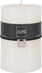 J-Line cilinderkaars - vanille - wit - extra large - 95U - 6 stuks