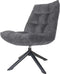 Fauteuil Dorus Adore Velvet - Dark Grey 10