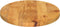 vidaXL - Tafelblad - ovaal - 100x50x2,5 - cm - massief - mangohout