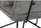 Leunstoel DKD Home Decor 66 x 78 x 75 cm Zwart Grijs Metaal