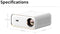 Wanbo X5 - Projector - 1100 ANSI helderheid - Android TV 9.0