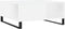 vidaXL - Salontafel - 80x80x36,5 - cm - bewerkt - hout - wit