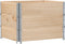 vidaXL - Plantenbak - 80x60 - cm - massief - grenenhout