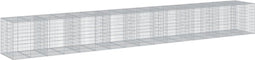 vidaXL - Schanskorf - 850x100x100 - cm - gegalvaniseerd - ijzer - zilverkleurig