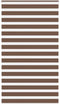 vidaXL - Zebra - rolgordijn - 135x200 - cm - stofbreedte - 130,9cm - polyester - bruin
